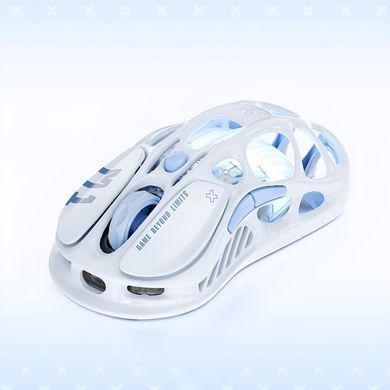 GravaStar Мышь Mercury M1 Pro, корпус из магниевого сплава, BT/WL/USB-A, RGB, Ice Blue GRAVASTARM1PRO_BLU фото
