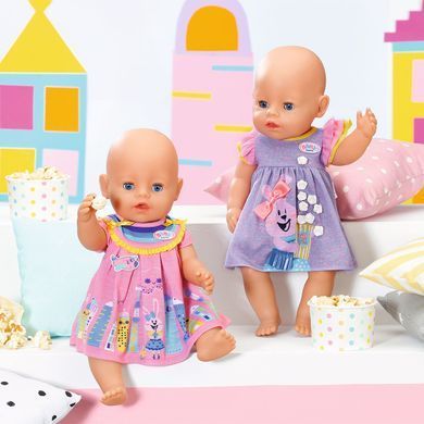 Одежда для куклы BABY BORN - МИЛОЕ ПЛАТЬЕ (фиолетовое) 828243-2 фото