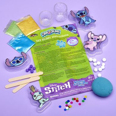 Cra-Z-Art Слайм Cra-Z-Art Stitch Slimy Creations Studio, набір 31од 37199CRA фото