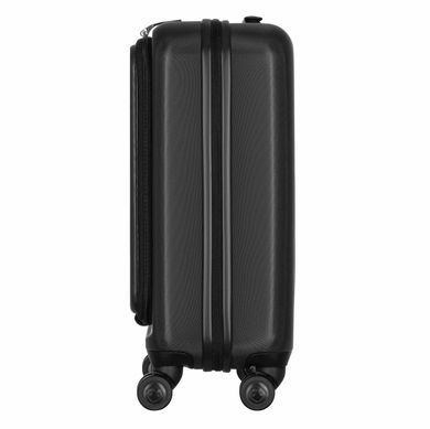 Wenger Валіза Wenger Skyon Hardside Carry-On, мала, з відсіком для н/б 16", полікарбонат, TSA, 4 колеса, розширення, USB, чорний 653563 фото