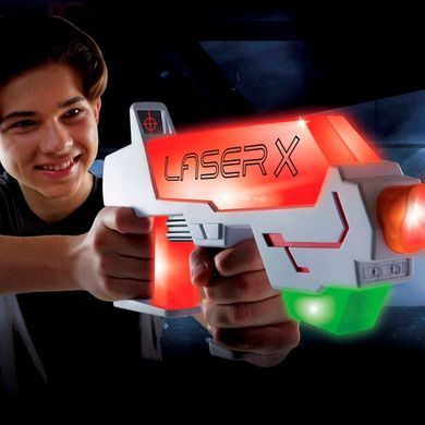 Игровой набор для лазерных боев - LASER X REVOLUTION LONG RANGE ДЛЯ ДВУХ ИГРОКОВ 88178 фото