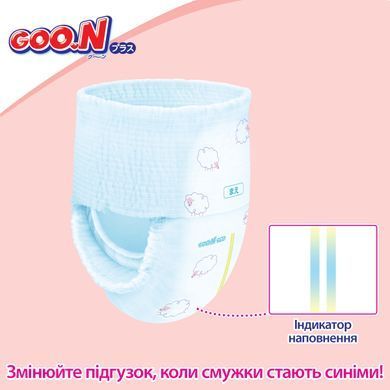 Трусики-підгузки GOO.N Plus для дітей 6-12 кг (розмір M, унісекс, 52 шт) 21001510 фото
