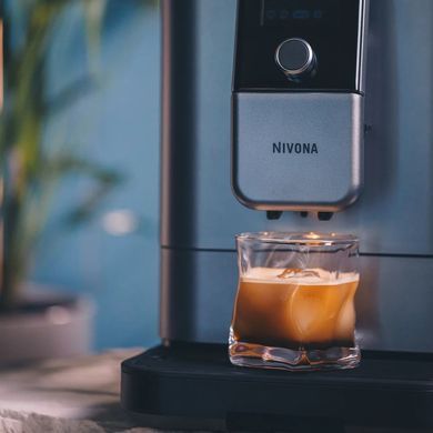 Nivona Кавомашина Nivona CafeRomatica, 1.8л, зерно+мелена, автомат.капуч, дисплей, авторецептів -9, пригот, холодної кави, перлинно-блакитний NIVO8107 фото