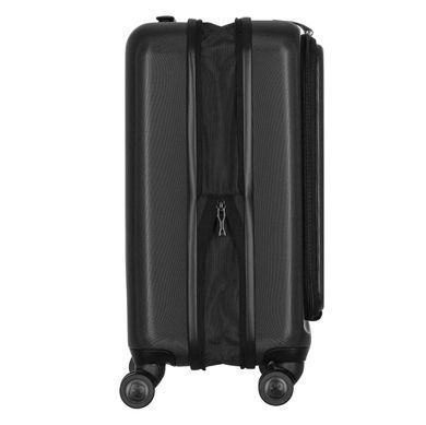 Wenger Валіза Wenger Skyon Hardside Carry-On, мала, з відсіком для н/б 16", полікарбонат, TSA, 4 колеса, розширення, USB, чорний 653563 фото