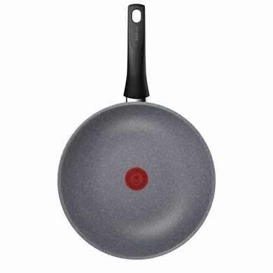 Tefal Сковорода ВОК Hard Stone, 28см, алюминий, бакелит, серый D4561932 фото