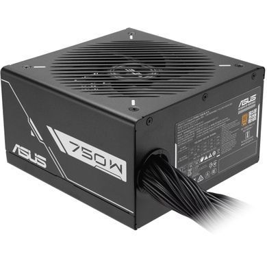 ASUS Блок живлення PRIME (750W), >90%, 80+ Bronze, 135мм, 1xMB 24pin(20+4), 2xCPU 8pin(4+4), 4xMolex, 8xSATA, 4xPCIe 8pin(6+2), PRIME-750B-BLACK 90YE00Y0-B0NA00 90YE00Y0-B0NA00 фото