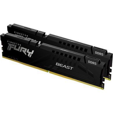 Kingston Память ПК DDR5 32GB KIT (16GBx2) 5200 FURY Beast KF552C40BBK2-32 фото