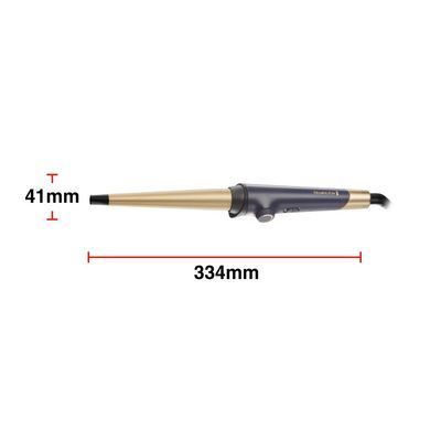 Remington Плойка Sapphire Luxe, конусна, D -13-25 mm, 130-200С, чохол, кераміка, сапфіровий CI5805 фото