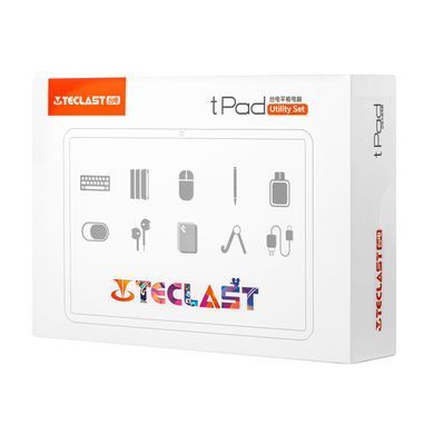 TECLAST Планшет P30T KIT 10,1" 4ГБ, 128ГБ, 6000мА&bull;год, Android, сірий 6940709686867 фото