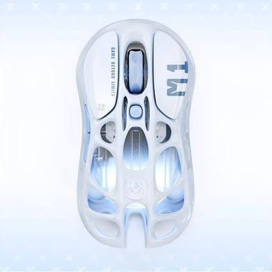 GravaStar Мышь Mercury M1 Pro, корпус из магниевого сплава, BT/WL/USB-A, RGB, Ice Blue GRAVASTARM1PRO_BLU фото