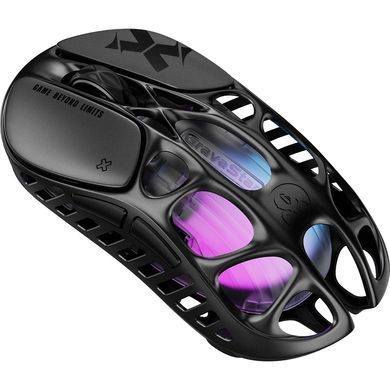 GravaStar Мышь Mercury X, BT/WL/USB-A, RGB, чорний GSX_BLK фото