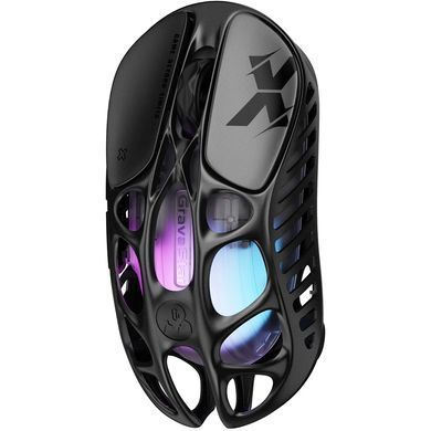 GravaStar Мышь Mercury X, BT/WL/USB-A, RGB, чорний GSX_BLK фото