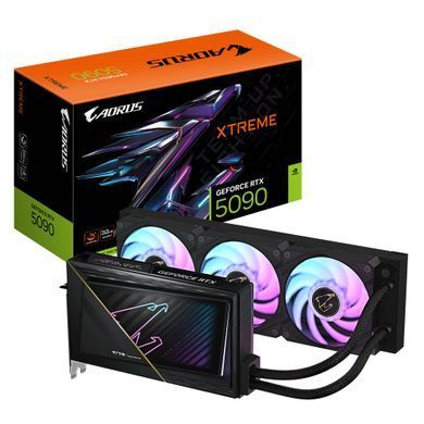 Gigabyte Відеокарта GeForce RTX 5090 32GB GDDR7 AORUS XTREME WATERFORCE GV-N5090AORUSX_W-32GD фото