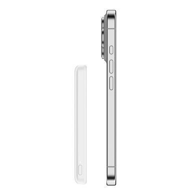 Belkin Акумулятор портативний літій-іонний Power Bank Belkin 5000мА&middot;год, Slim Magnetic, білий BPD010HQWH фото