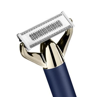 BaByliss Тример Babyliss X- Blade Super-X Metal, для вусів та бороди, акум., насадок-4, кейс, підставка, сталь, синій OT992E фото