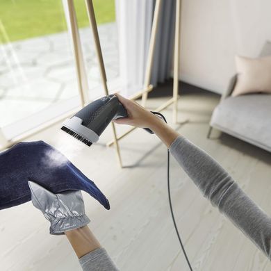 Electrolux Відпарювач компактний, 1200Вт, 100мл, постійна пара - 20гр, пластик. підошва, сірий E6HS1-2EG фото