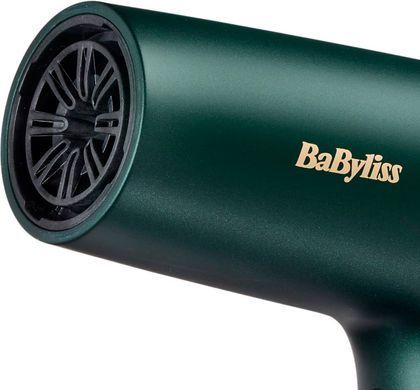 BaByliss Фен Air Power Pro, 1700Вт, 3 режими, дифузор, іоніз-я, хол. обдув, зелений D6555DE фото