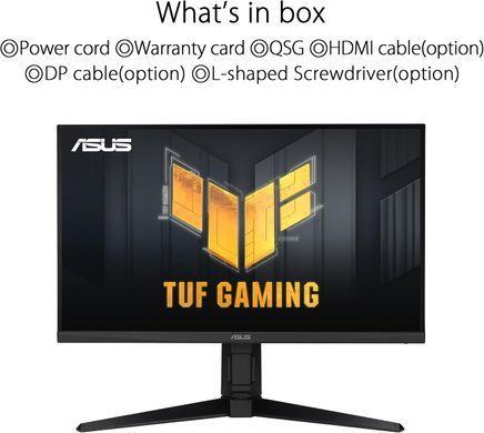 ASUS Монитор 27" TUF Gaming VG279QL3A 2xHDMI, DP, MM, IPS, 180Hz, 1ms, sRGB 125%, AdaptiveSync, Pivot, HDR400 90LM09H0-B01170 фото