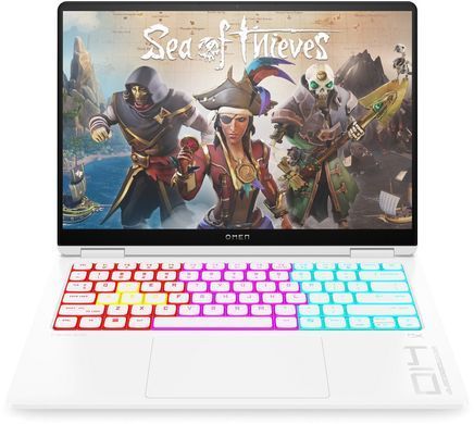 HP Ноутбук OMEN Transcend 14-fb1014ua 14" 3K OLED, Intel U7-255H, 32GB, F2048GB, NVD5060-8, DOS, білий C3US6EA фото