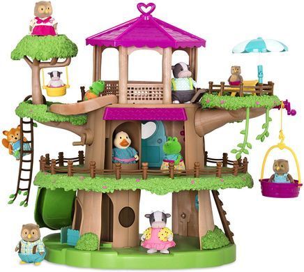 Li`l Woodzeez Игровой набор - Дом на дереве с лифтом 6444Z фото
