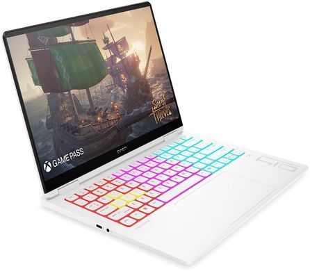 HP Ноутбук OMEN Transcend 14-fb1014ua 14" 3K OLED, Intel U7-255H, 32GB, F2048GB, NVD5060-8, DOS, білий C3US6EA фото