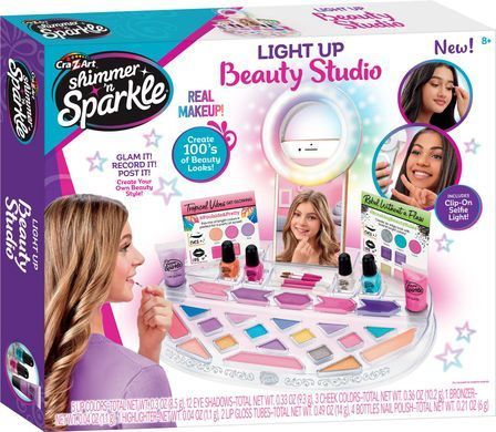 Cra-Z-Art Cra-Z-Art Kids Makeup Set Selfie Time Light Up Beauty Studio 17346CRA фото