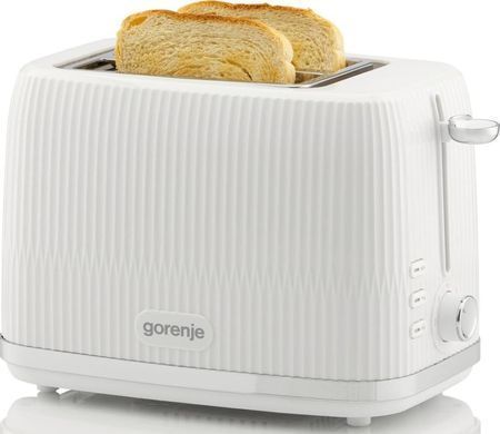 Gorenje Тостер, 850Вт, пластик/метал, білий