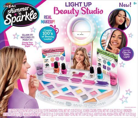 Cra-Z-Art Cra-Z-Art Kids Makeup Set Selfie Time Light Up Beauty Studio 17346CRA фото