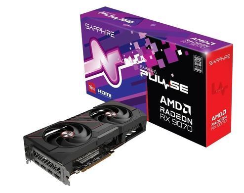 SAPPHIRE Відеокарта SAPPHIRE Radeon RX 9070 16GB GDDR6 PULSE GAMING OC 11349-03-20G фото