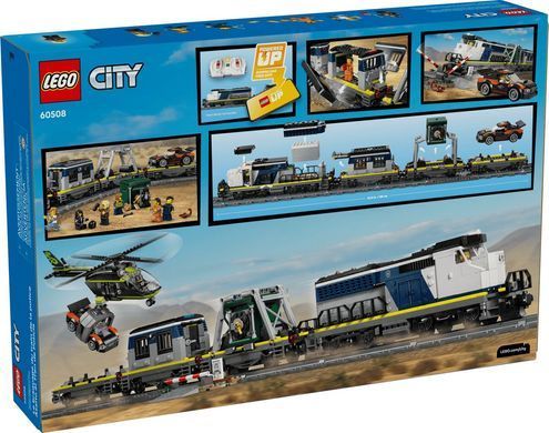 LEGO Конструктор LEGO City Пограбування поліцейського поїзда 60508 фото