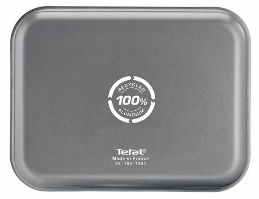 Tefal Форма для запікання La Recyclee, прямокутна, 19x25см, алюміній, чорний J5700553 фото