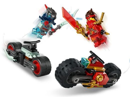 LEGO Конструктор LEGO Ninjago Швидкісні перегони Кая на мотоциклі 71838 фото