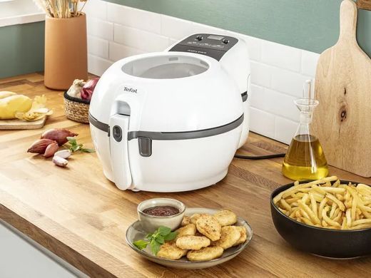 Tefal Мультипіч ActiFry Extra, 1500Вт, чаша-1,2л, механічне керув., підкл. до смартфону, авто перемішування, пластик, білий FZ720015 фото