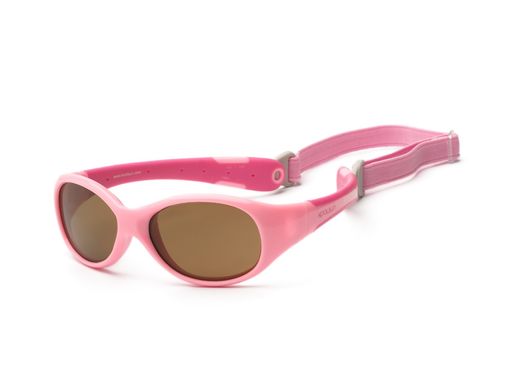 Детские солнцезащитные очки Koolsun розовые серии Flex (Размер: 3+) KS-FLPS003 фото