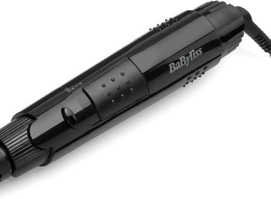 BaByliss Фен-щітка, 300Вт, 2 режими, хол. обдув, 2 насадки, чорний AS86E фото