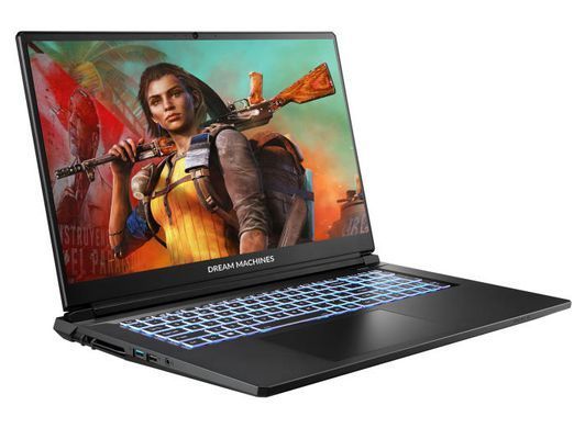 Dream Machines Ноутбук RT5060-17 17.3FHD IPS, AMD R7-260, 32GB, F1TB, NVD5060-8, DOS, чорний RT5060-17UA21 фото