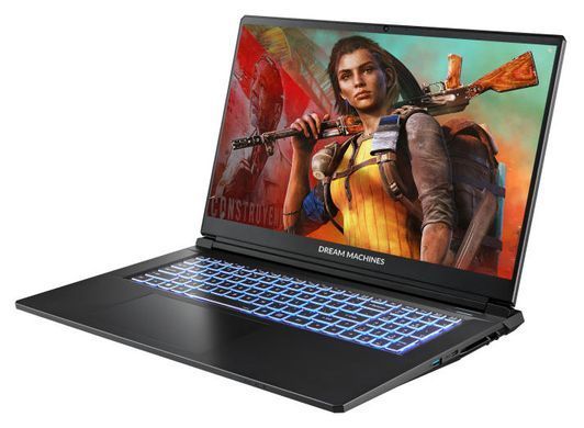 Dream Machines Ноутбук RT5060-17 17.3FHD IPS, AMD R7-260, 32GB, F1TB, NVD5060-8, DOS, чорний RT5060-17UA21 фото