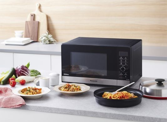 Panasonic Мікрохвильова піч інверторна з грилем 23л, Panasonic NN-GD38HSZPE NN-GD38HSZPE фото