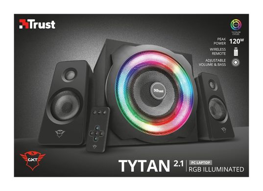 Акустическая система (Колонки) Trust 2.1 GXT 629 Tytan RGB Black 22944_TRUST фото