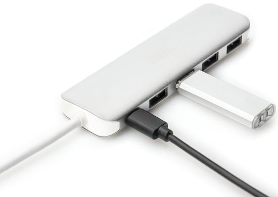 Digitus Концентратор USB Type-C, 4xUSB 3.0 + функція зарядного пристрою DA-70242-1 фото