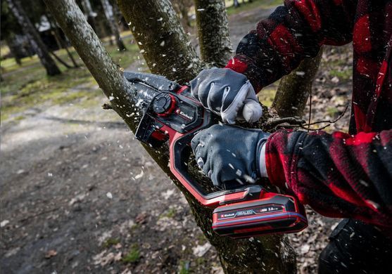 Einhell Cordless chain saw Einhell GP-PS 18/20 Li BL - Solo brushless 18V bar 192mm cut 150mm 8m/s 1.38kg without Battery and battery 4600080 фото