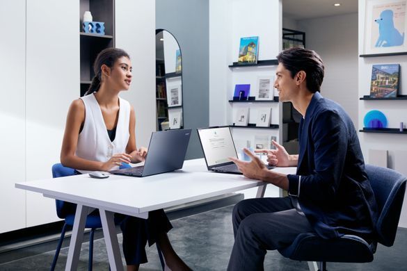 Acer Ноутбук Swift 14 AI SF14-51 14" 2.8K OLED, Intel U7-258V, 32GB, F1TB, UMA, Win11, синий NX.J2KEU.003 фото