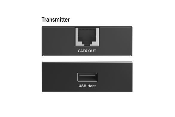Digitus Удлинитель DIGITUS USB 2.0, для использования с кабелем Cat6, до 150 м, 4 х USB-A, черный DA-73120 фото