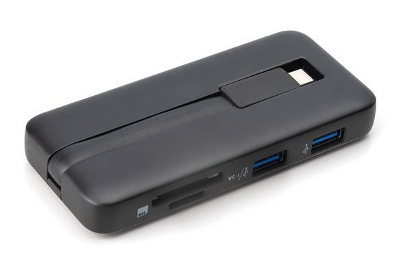 Digitus Док-станція USB-C > HDMI/2xUSB-A/USB-C/SD/MicroSD/RJ54, Travel DA-70916 фото