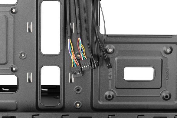 2E Корпус Basis RD831 без БЖ 2xUSB2.0, VGA 320мм, mATX, чорний 2E-RD831 фото