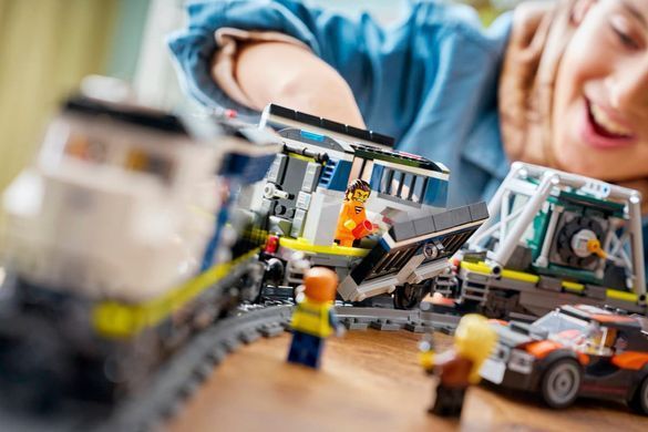 LEGO Конструктор LEGO City Пограбування поліцейського поїзда 60508 фото