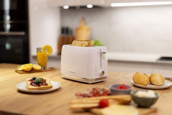 Gorenje Тостер, 850Вт, пластик/метал, білий