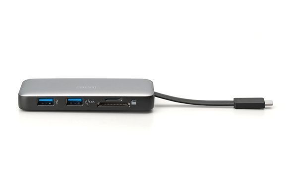 Digitus Док-станція USB-C > HDMI/2xUSB-A/USB-C/SD/MicroSD/RJ54, Travel DA-70916 фото