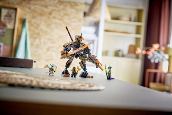 LEGO Конструктор LEGO Ninjago Робот Коула для місії і Дракон Зейн 71854 фото