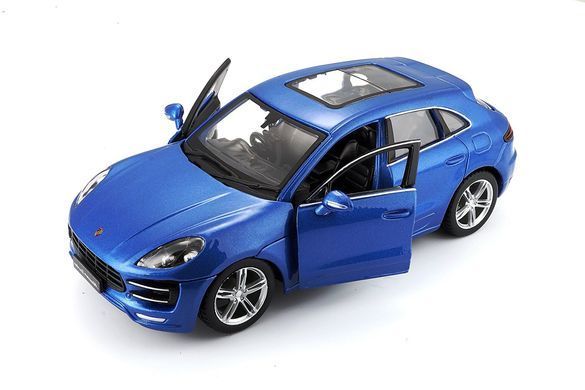 Автомодель - PORSCHE MACAN (черный, белый 1:24) 18-21077 фото